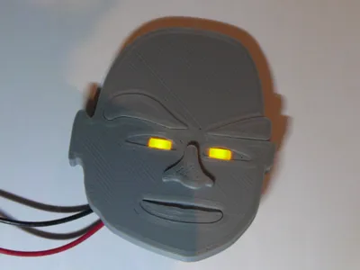 thunderbirds hood head with light up eyes!!