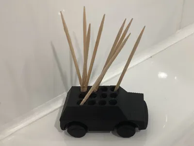 CAR TOOTHPICK HOLDER