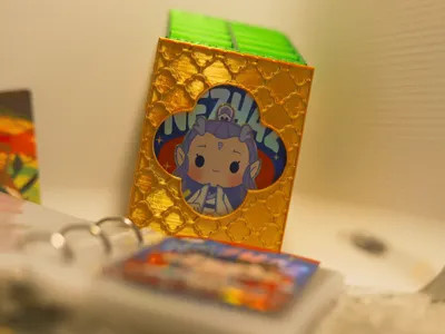 Chinese Style Perler Bead Pen Holder and Photo Frame