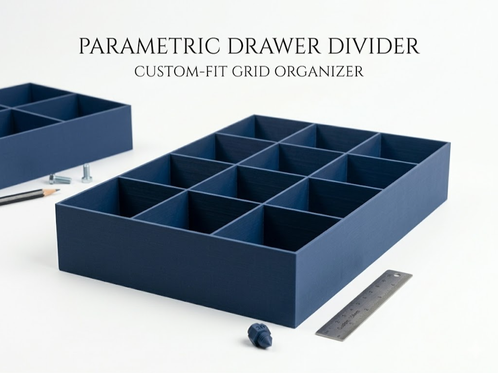 Fully Parametric Drawer Divider Grid | Custom Fit