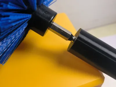 Modular Interlocking Cleaning Brush Extension Rod (Universal Hex Shank)
