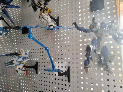 Pegboard Gundam Stand 2.0