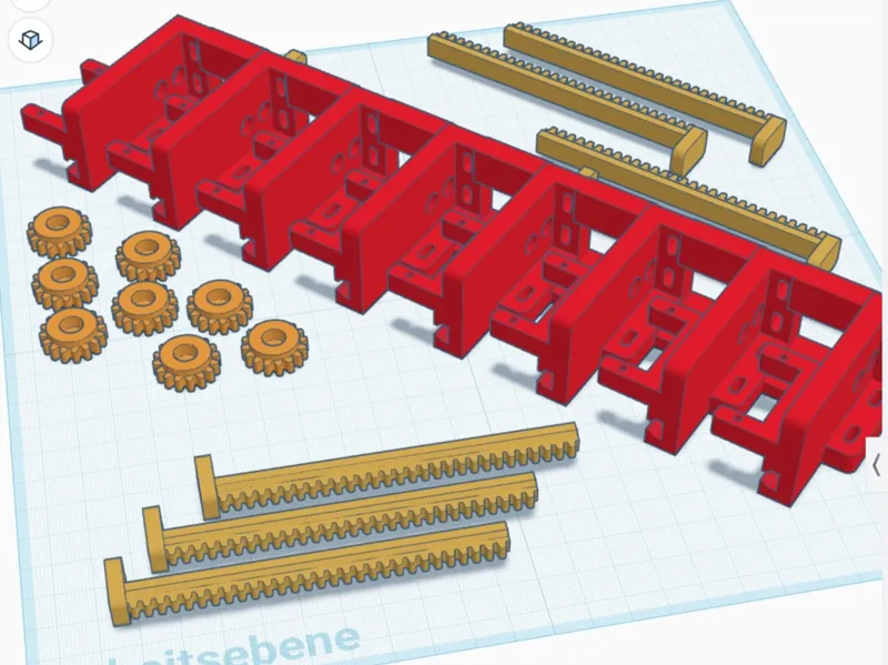 Servo linear Führung