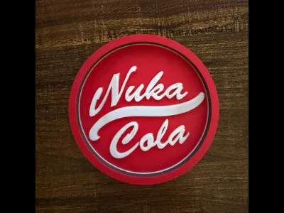 Nuka Cola Coaster - Fallout Inspired Drink Coaster
