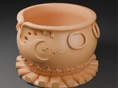 cauldron yarn bowl