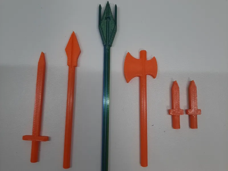 TaterFlex Stickman weapons set