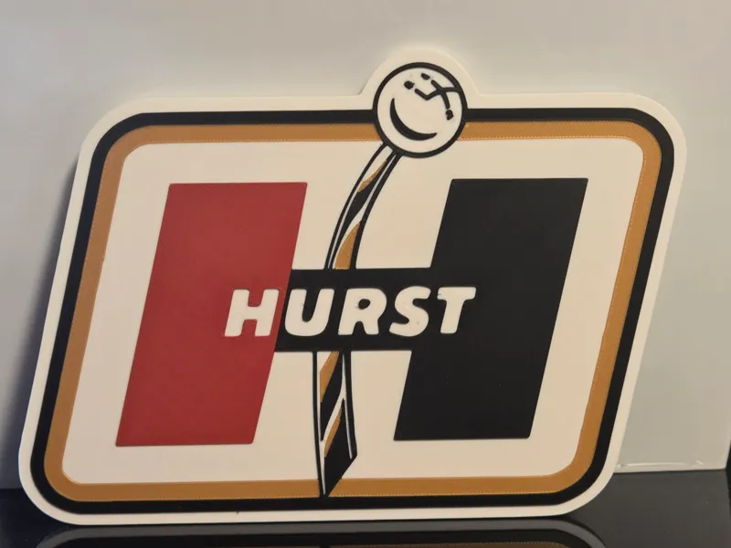Vintage Hurst Logo, Keychain, and Magnet