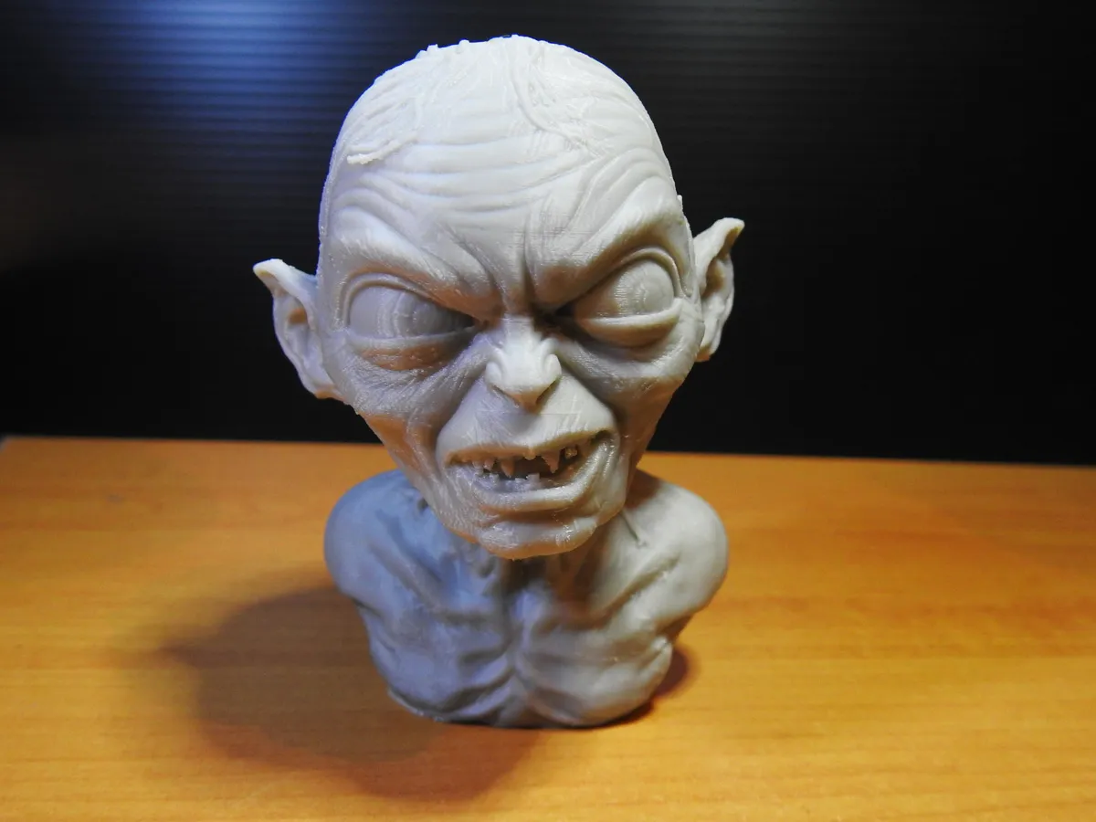 Golum Bust from Lord Of The Rings - Free 3D Print Model - MakerWorld