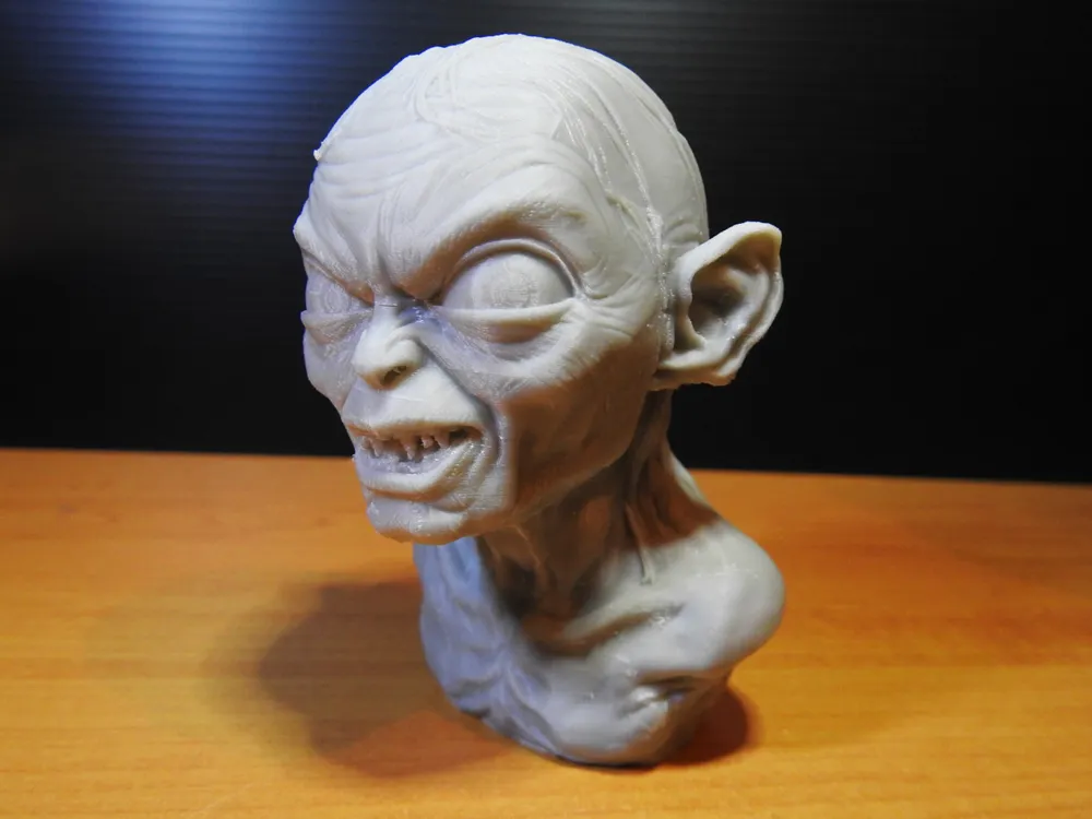 Golum Bust from Lord Of The Rings - Free 3D Print Model - MakerWorld