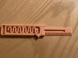 Comb knife left handed