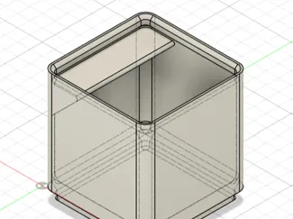 Gridfinity bin 1x1x6U