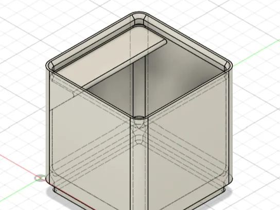 Gridfinity bin 1x1x6U