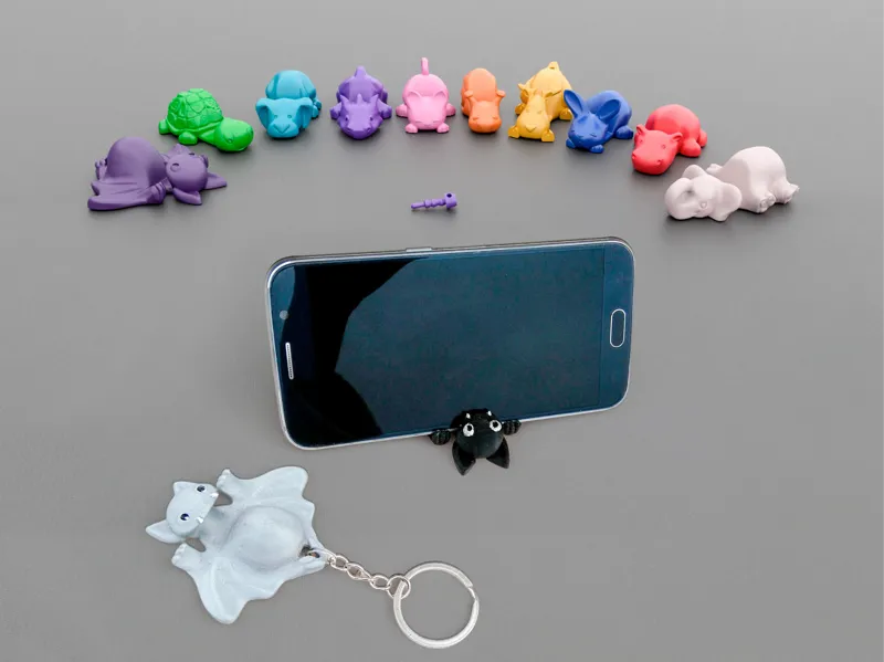 keychain - stand phone - animals