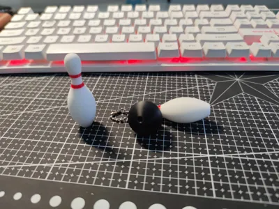 Bowling Keychain