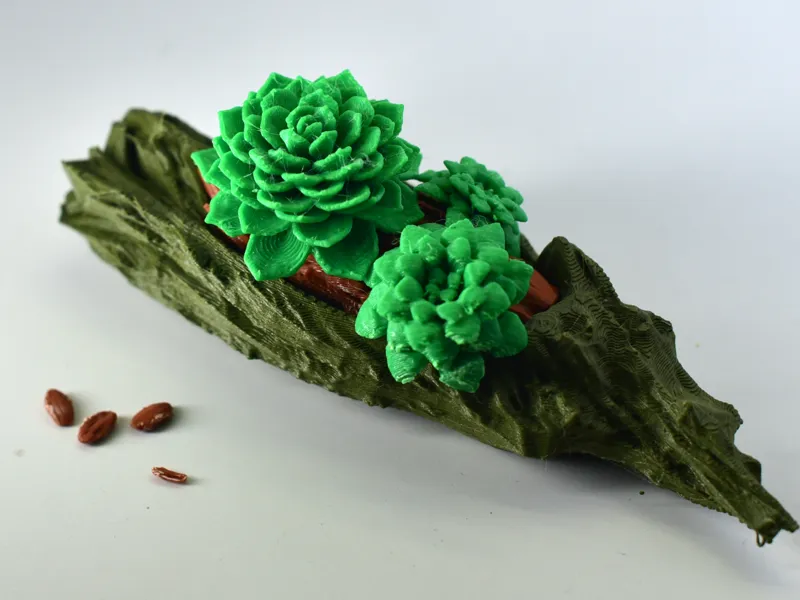 枯木花盆多肉盆景