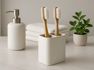 Minimalist Toothbrush holder 