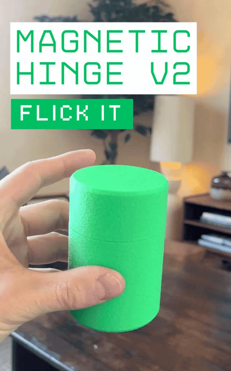 Magnetic Hinge Canister V2 - Customizeable