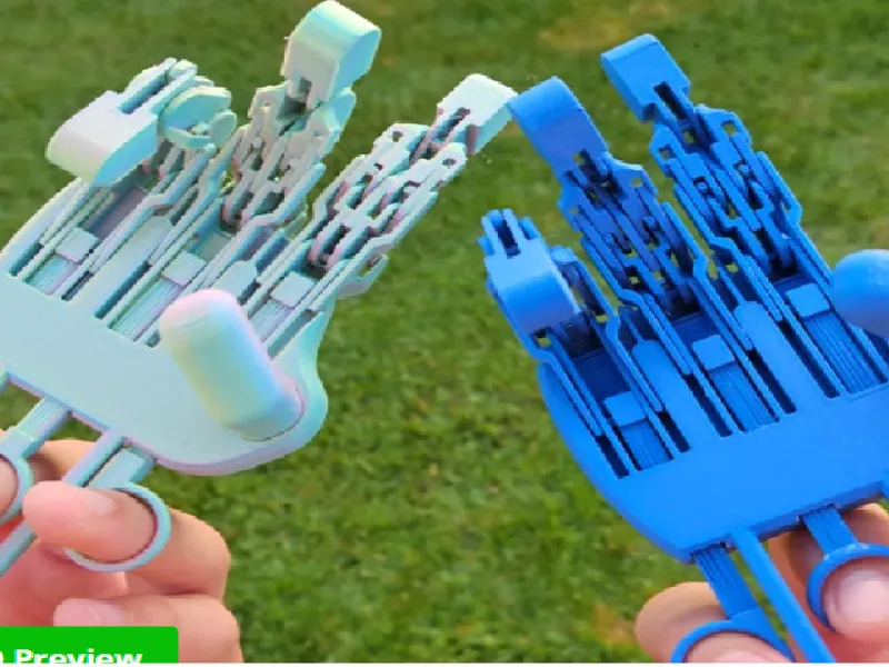 4 finger mechanich hand