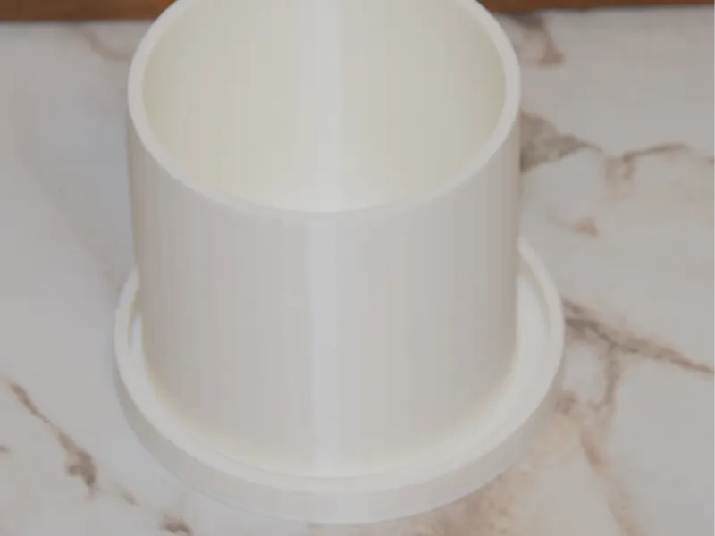 80 mm diameter 75mm tall cylinder flower pot