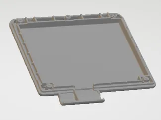 GBA SP Upper Shell, Screen Back