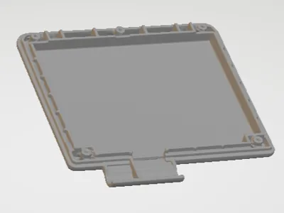 GBA SP Upper Shell, Screen Back