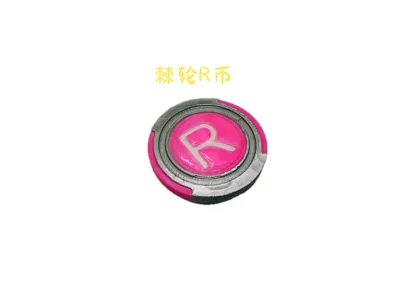 R Coin (Ratchet, Rotatable, Print in Place)