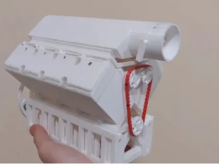 V8 vacuum engine 