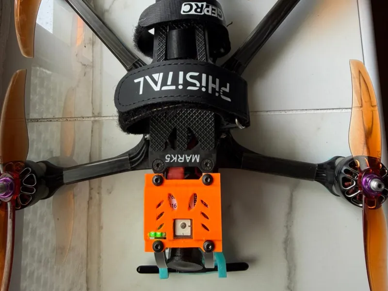 Heron B-RID wired unit mount for GEPRC Mark5 HD