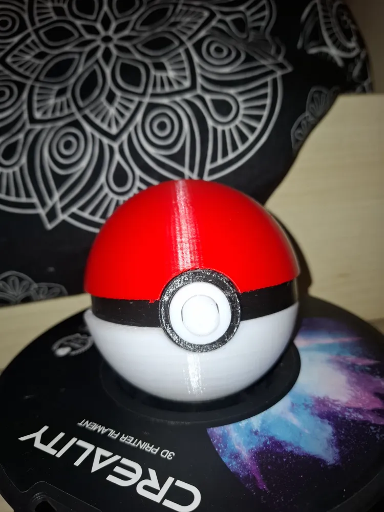 Pokeball fully 3d printed!!!!! - Free 3D Print Model - MakerWorld