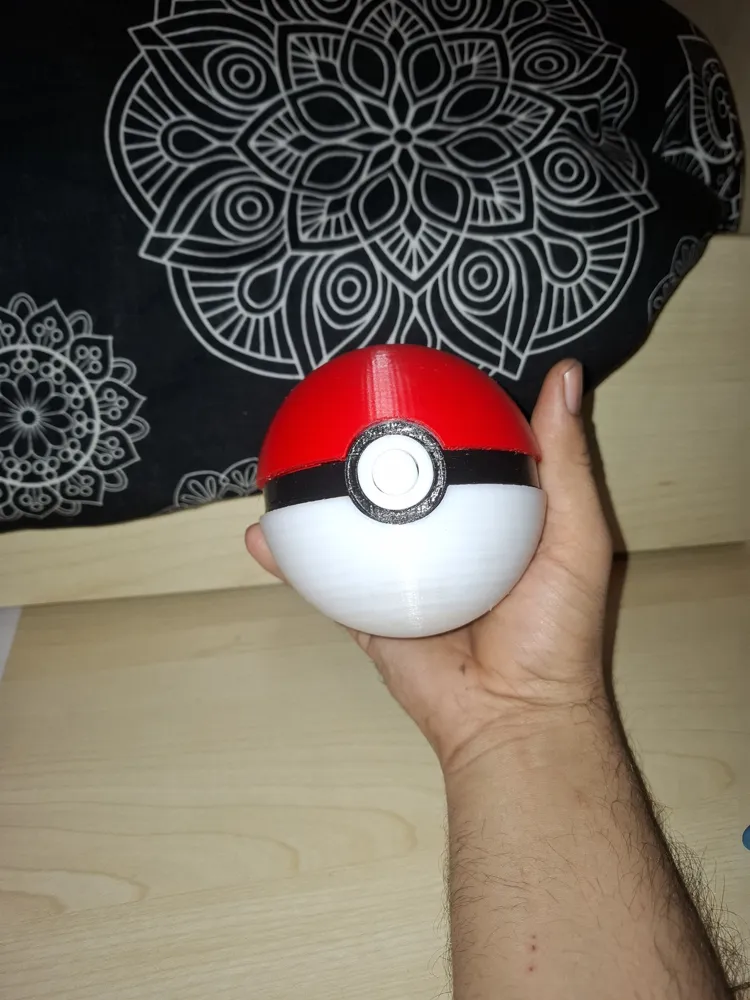 Pokeball fully 3d printed!!!!! - Free 3D Print Model - MakerWorld
