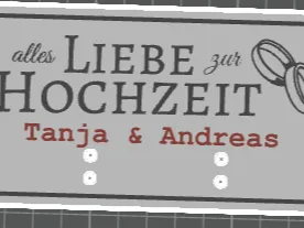 Alles gute zur Hochzeit