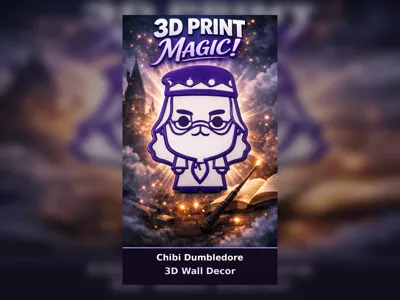 Chibi Dumbledore Wall Decor