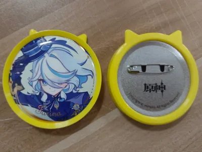 Badge Pin TPU Protective Case