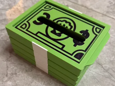 Mr. Krabs Coin Tissue Box