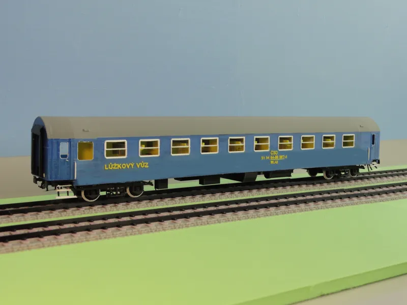 Passenger carriage WLAB,WRa,Bac ČSD (Ypsilonka) H0