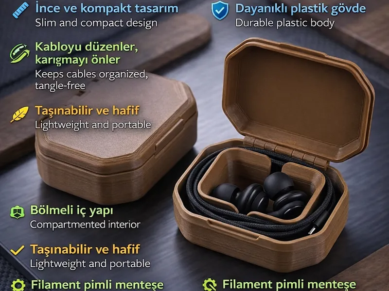 Wired Earphone Case – Compact Organizer