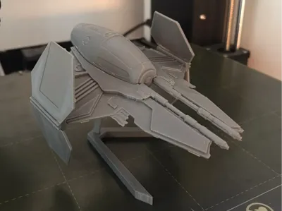 Star Wars Jedi interceptor Kitcard