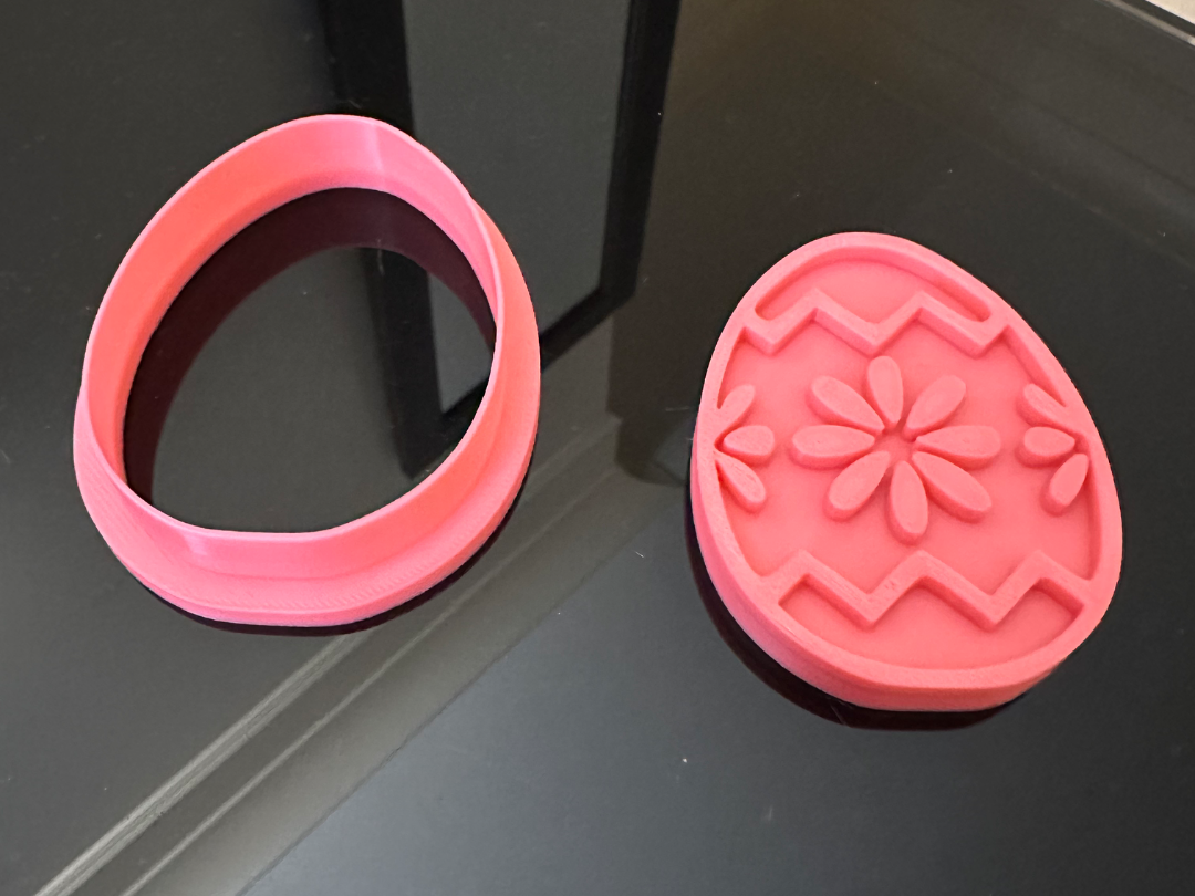 Easter Egg Cookie Cutter and Stamp