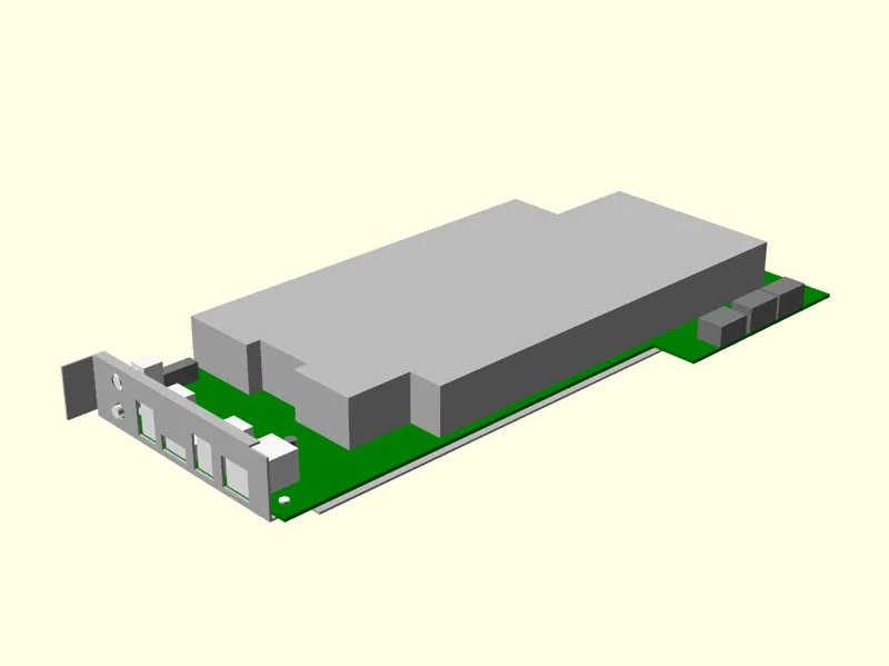 AMD BC-250 Model (Accurate dimenstions)
