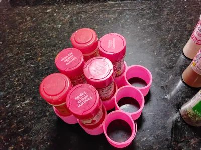 Spice jar organizer