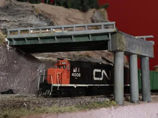 HO Scale Modern Road Bridge