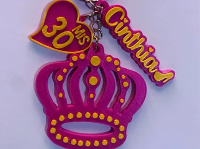 crown keychain