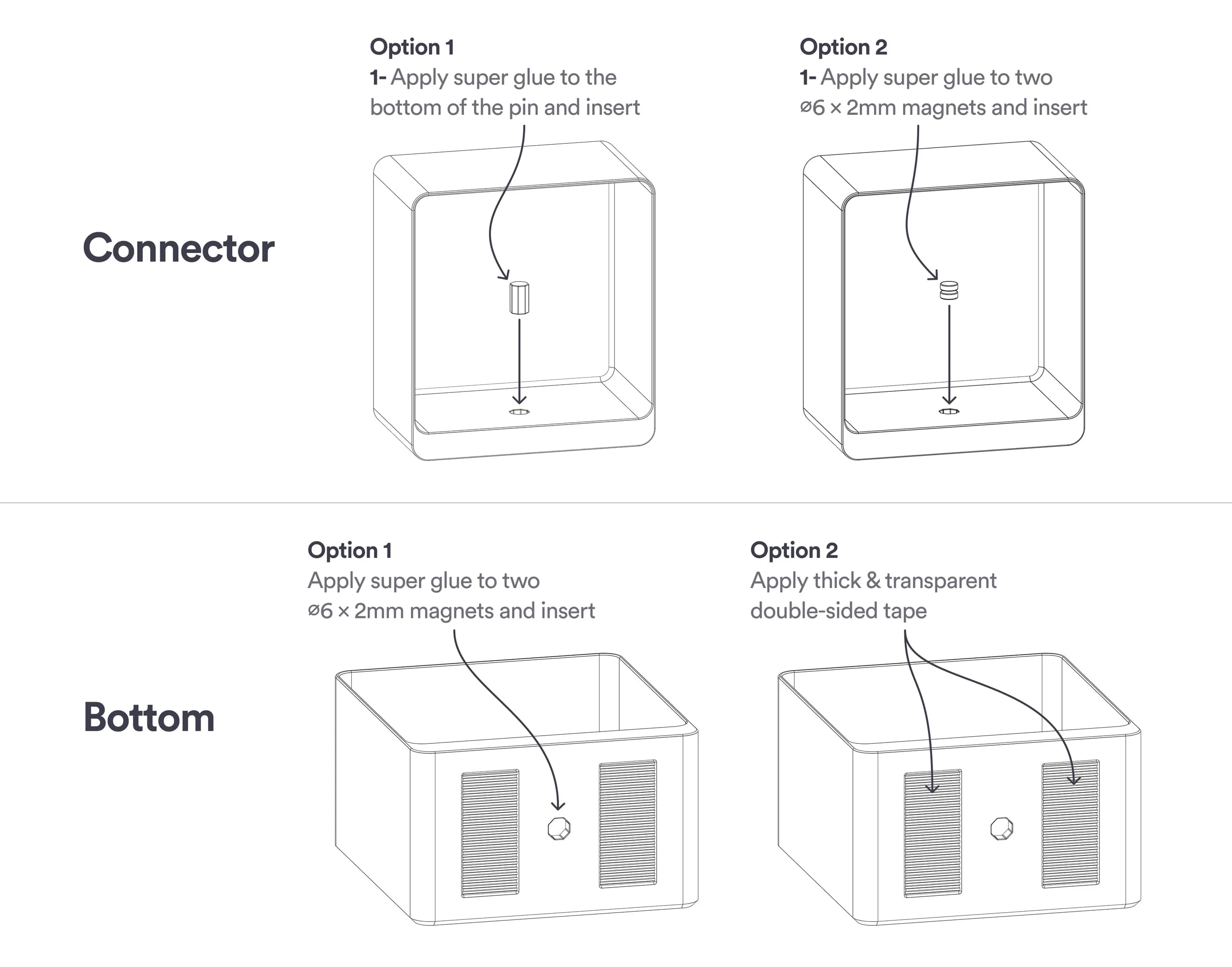 Options for the stand
