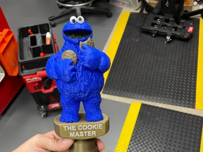 Cookie Monster Cookie Eating Contest Trophy 50%