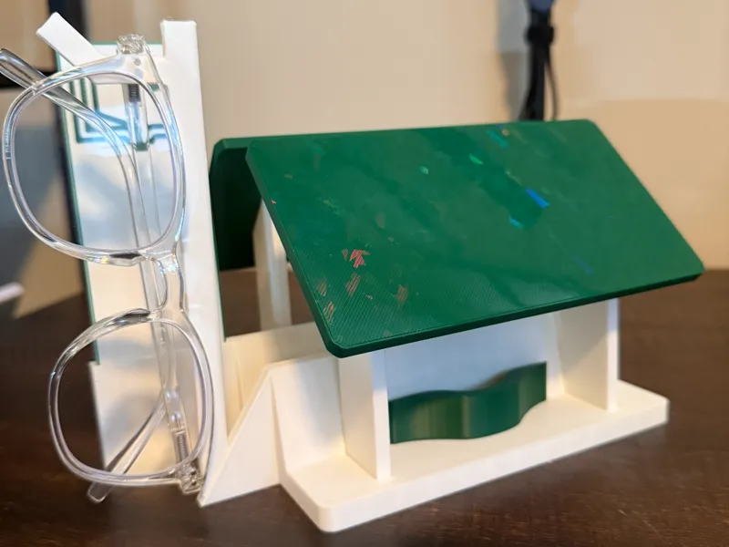 Book Rest with Glasses/Bookmark/Device Storage