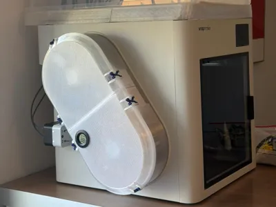 Snapmaker U1 Minimalistic Filament Cover < 900g