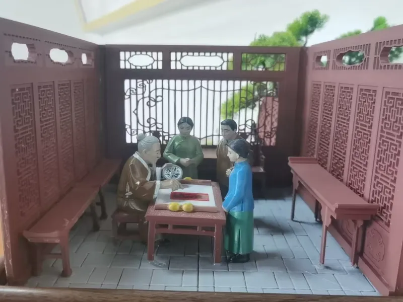 新中式隔断墙，造景专用30X30沙盘