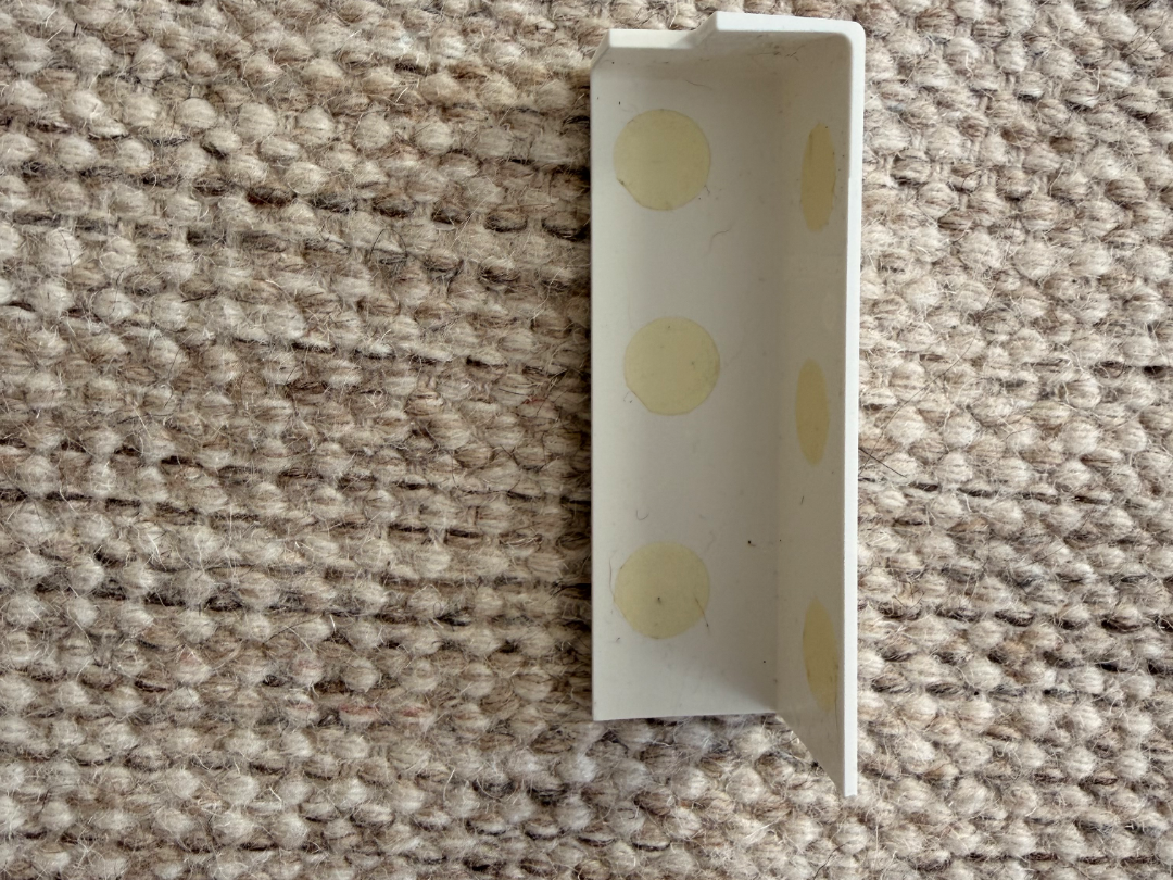 Eckabdeckung für Fußbodenleiste 100mm