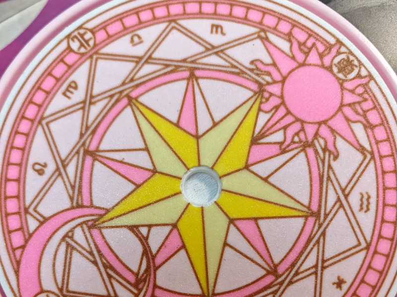 小樱魔法阵毛线轴，旋转展示台玩具新底盘原版带东南西北
