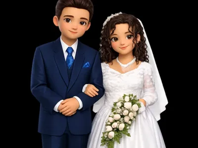wedding model